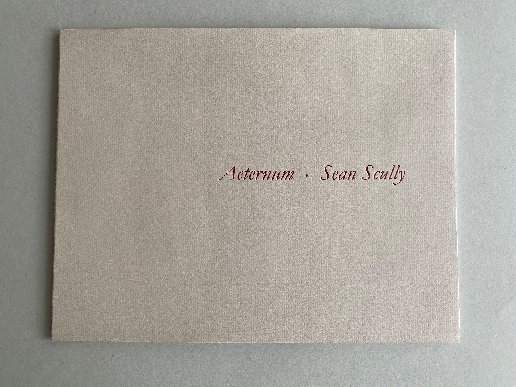 Bücher: Sean Scully Ausstellungskatalog "Aeternum" – Gebraucht aus Zürich von lesgarcons 2