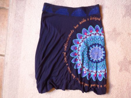 sehr schöner DESIGUAL Damen Rock / Jupe Gr S