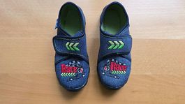 Beck Kinder Hausschuhe - 26 - mit Race Motiv