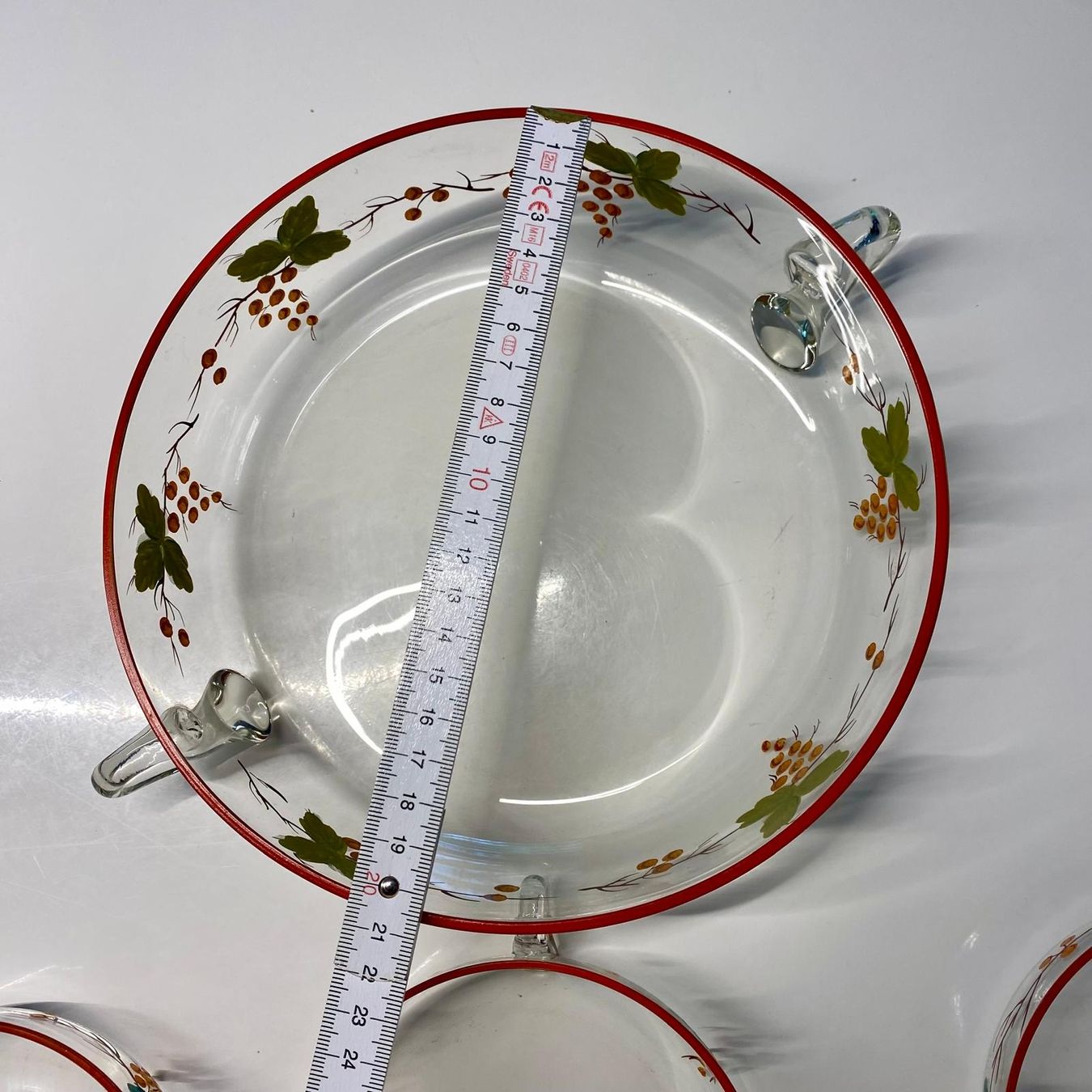 Ciotole:  Dessertschalen-Set Glas mit Griff – Usato da Krauchthal venduto da SamsPuce 4