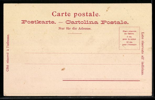 Cartoline postali: Litho Schaffhausen, Rheinfall, Cacao Suc – Usato da Berlin venduto da bartko-reher 1