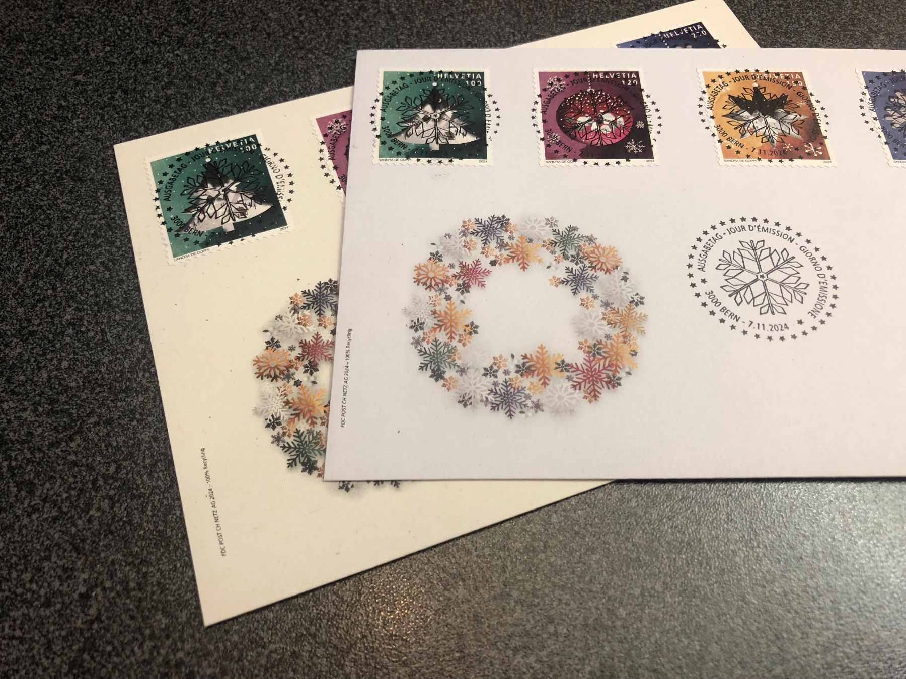 Tutti i francobolli: WEIHNACHTEN - FDC Papier weiss, Bogenzähnung !!! – Usato da Lufingen venduto da philatelieshop 1