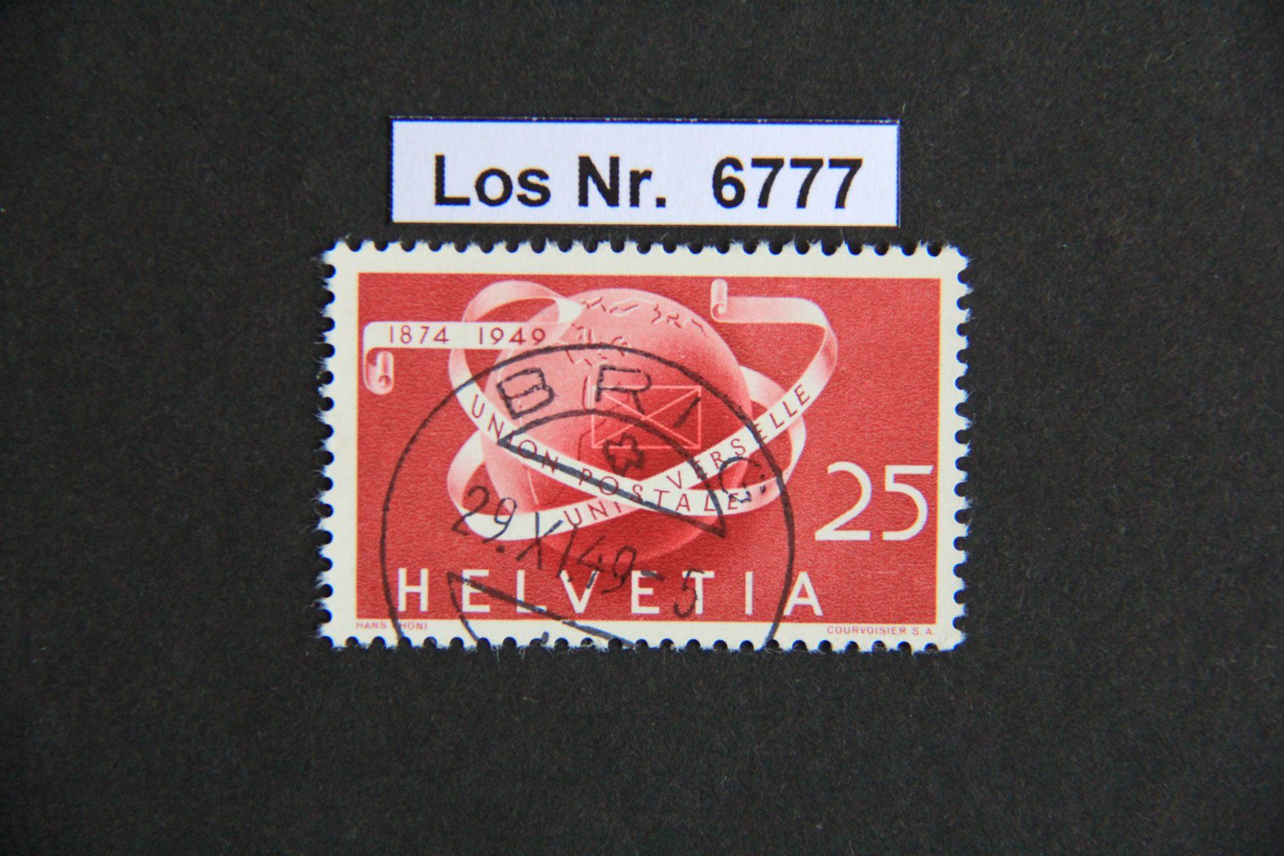 Tutti i francobolli: CH 1949 Ortsstempel mit Datum                       Los 6777 – Usato da Volken venduto da jukon65