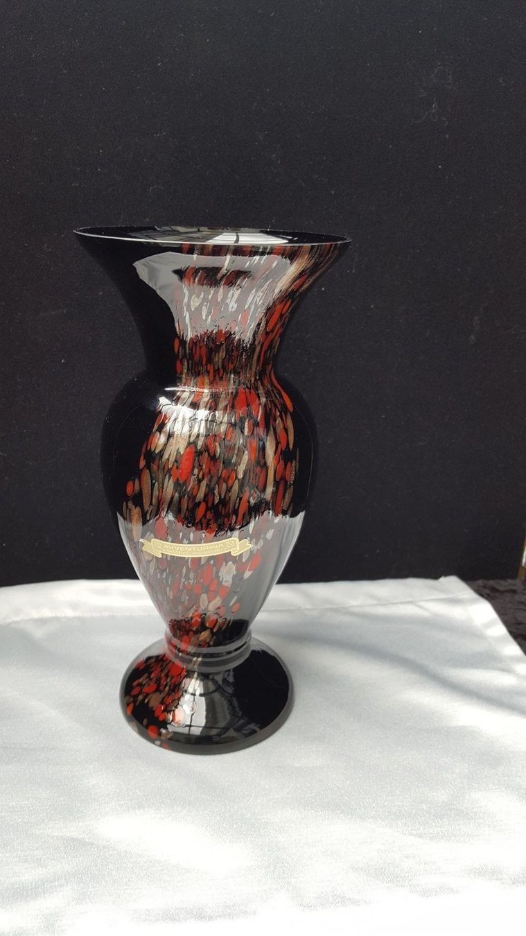 Murano Vasi & Recipienti: Murano Avventurina Glasvase – Usato da Reinach venduto da 3Guggerli 2
