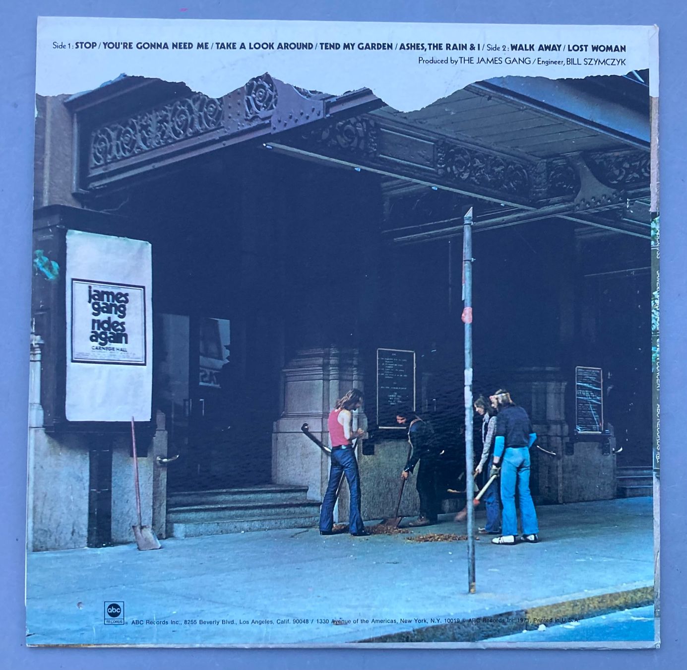 Dischi in vinile: JAMES GANG - LIVE IN CONCERT – Usato da Poliez-Pittet venduto da Newtown-Records 1