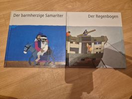 2 Kinderbücher Der barmherzige Samariter, Regenbogen