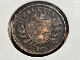 Schweiz 2 Rappen 1927 ss - vzgl; Auflage 0.5 Mio
