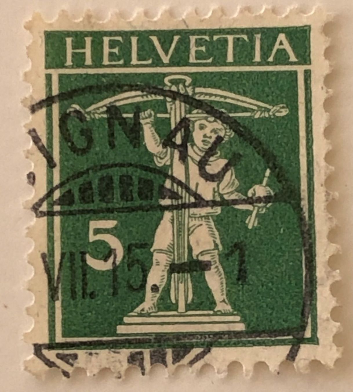 Tutti i francobolli: Tellknabe mit Vollstempel – Usato da Aarau venduto da Billa007
