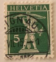 Tellknabe mit Vollstempel