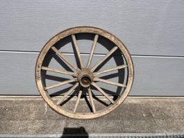 Altes Kutschen Wagen Rad