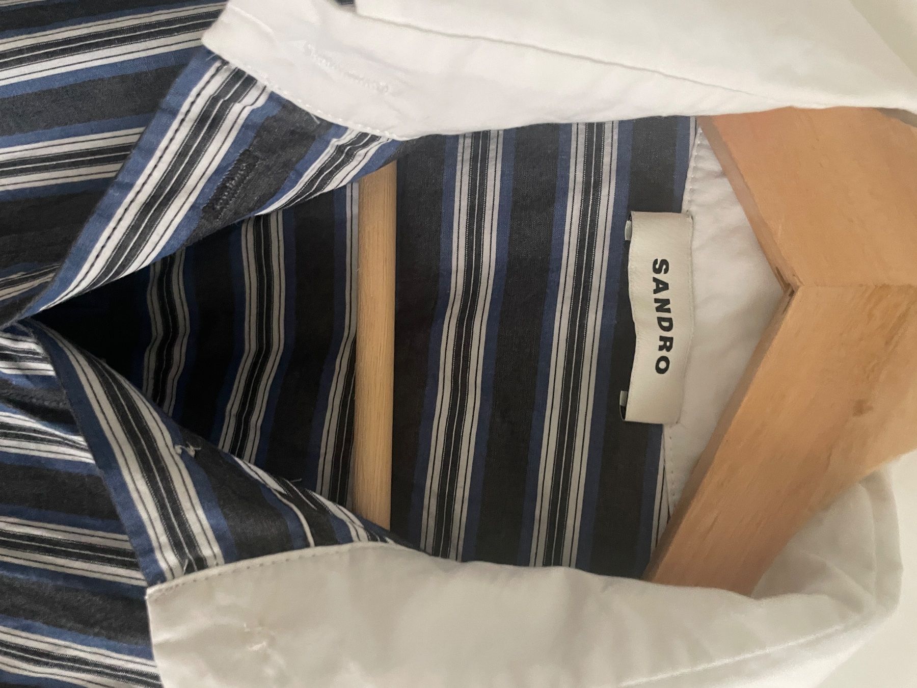 Sandro Blusen: Sandro Bluse Oversize Baumwolle – Gebraucht aus Zürich von ber_r6vw 1