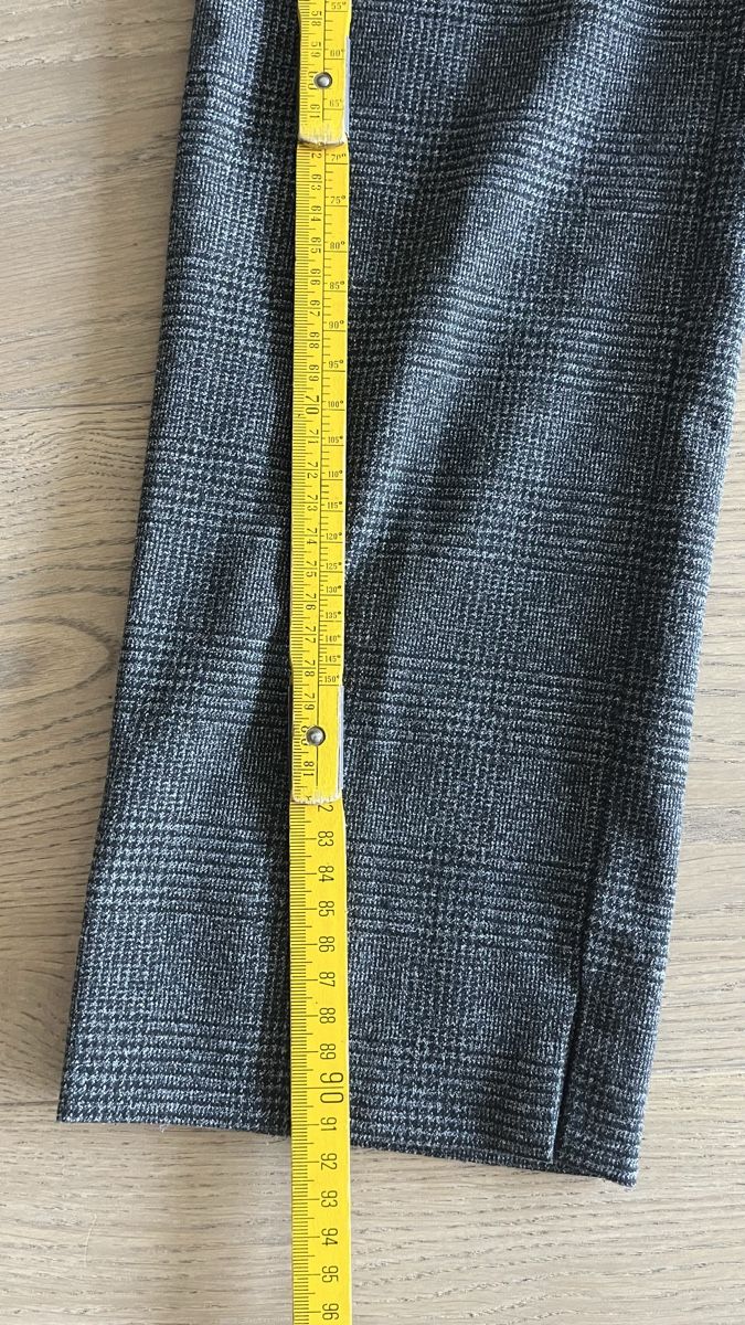 Zara Pantaloni: Zara Checkered Trousers Grey Size 34 – Usato da Tannay venduto da EllaSF 5