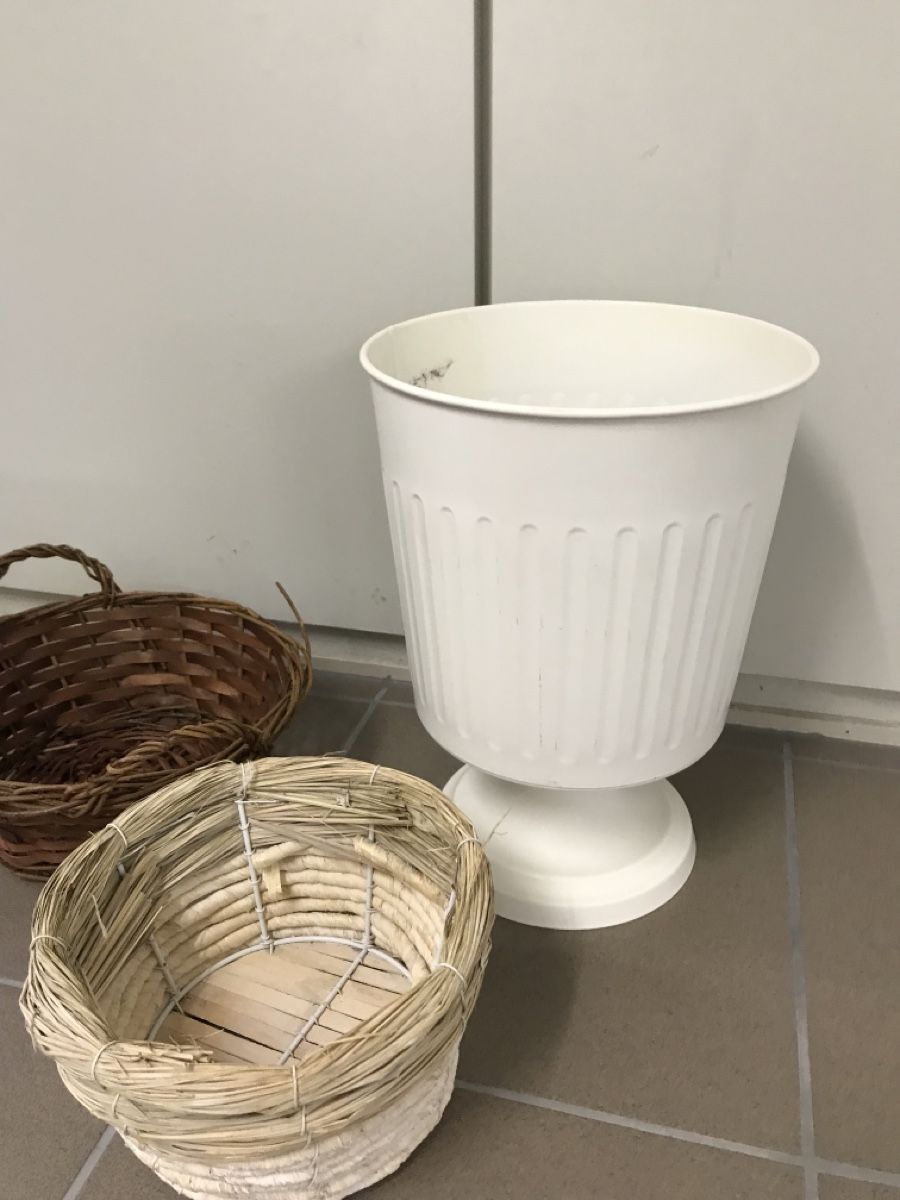 Blumentöpfe: 3er Set Körbe & Übertopf.  – Gebraucht aus Dübendorf von nela123 4
