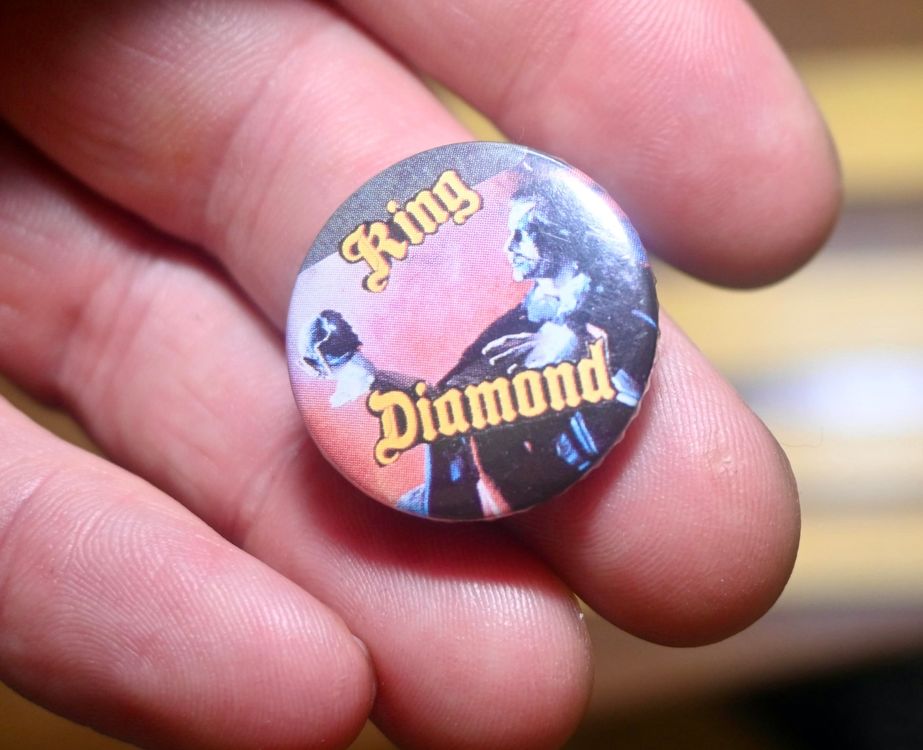 VINTAGE king Diamond PIN heavy metal BUTTON (Gebraucht) in Pfaffhausen ...