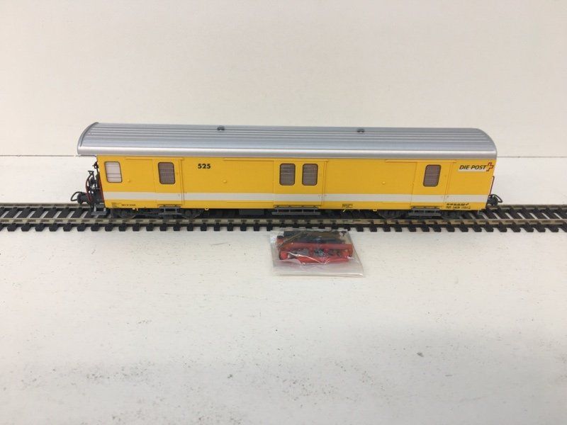 RailTop Modelleisenbahnen: Railtop 31711 Schweizer Postwagen Z4 – Gebraucht aus Büsserach von ModellbahnDepot 6