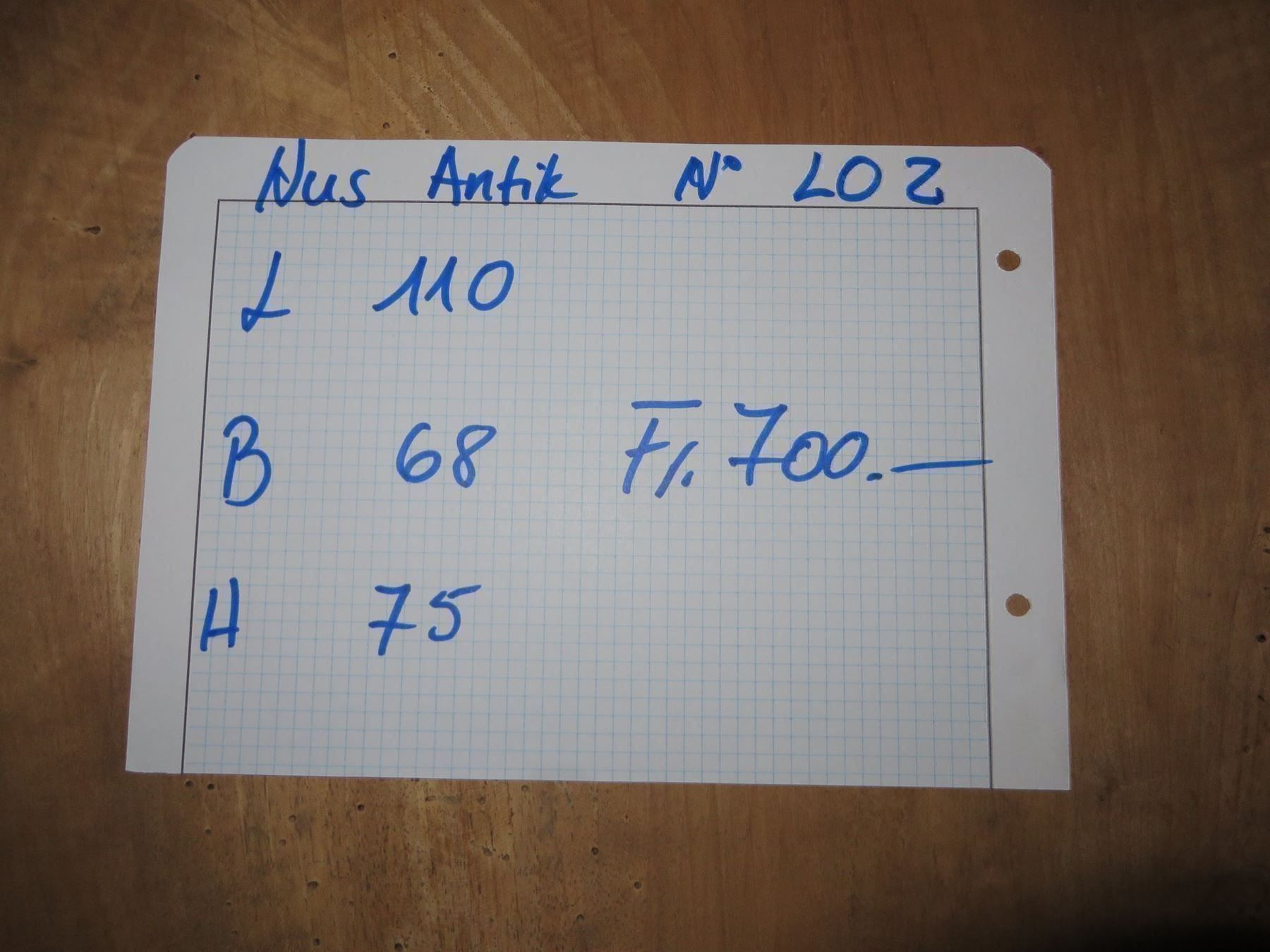 Tavoli: Antike Nussbaum Beizentisch(110x68) – Usato da Berg SG venduto da Pizza58 6