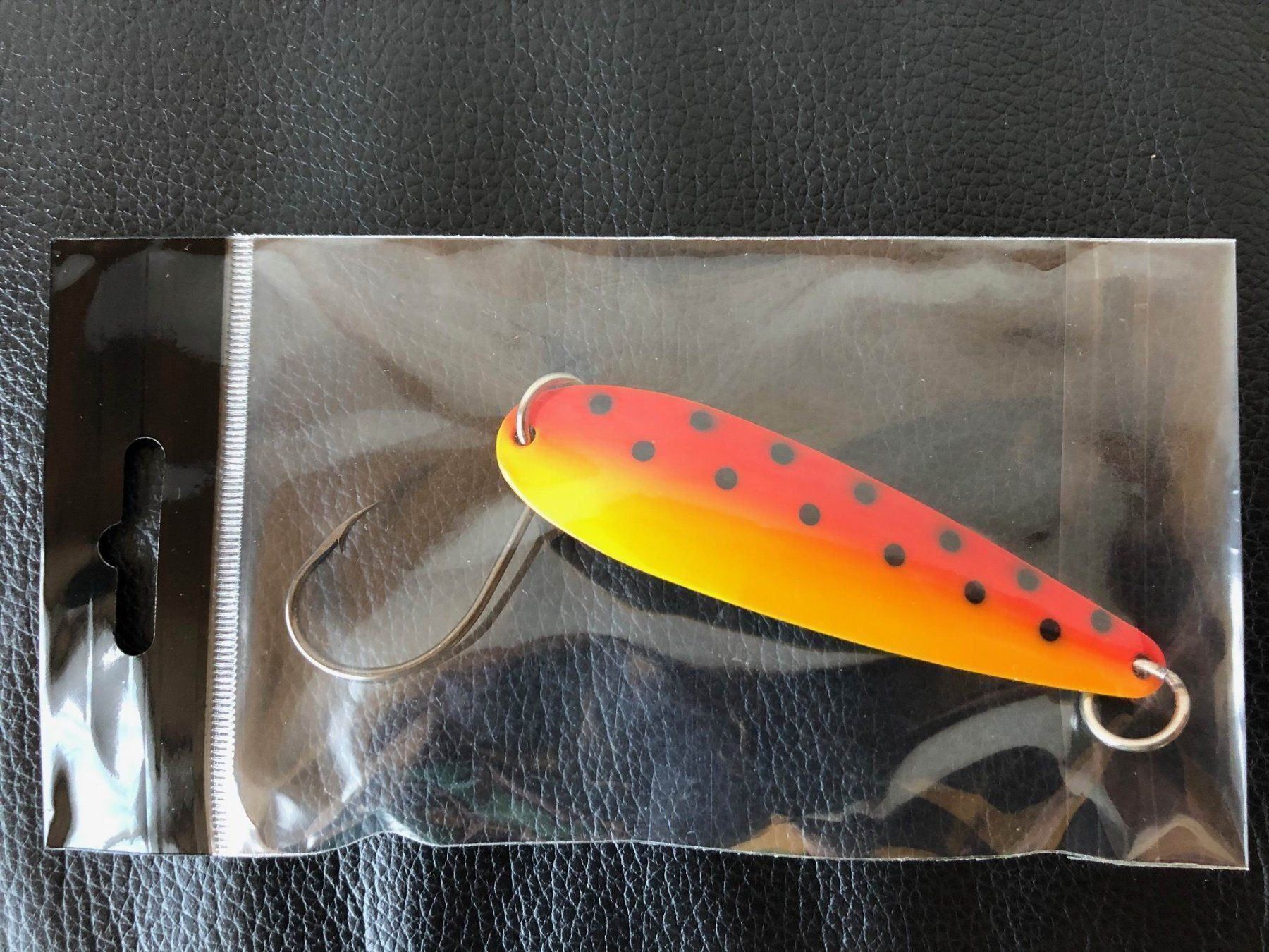 Köder: Schlepplöffel Glow Brown Trout ca. 95 mm – Neu (gemäss Beschreibung) aus Arbon von Helmuth 8