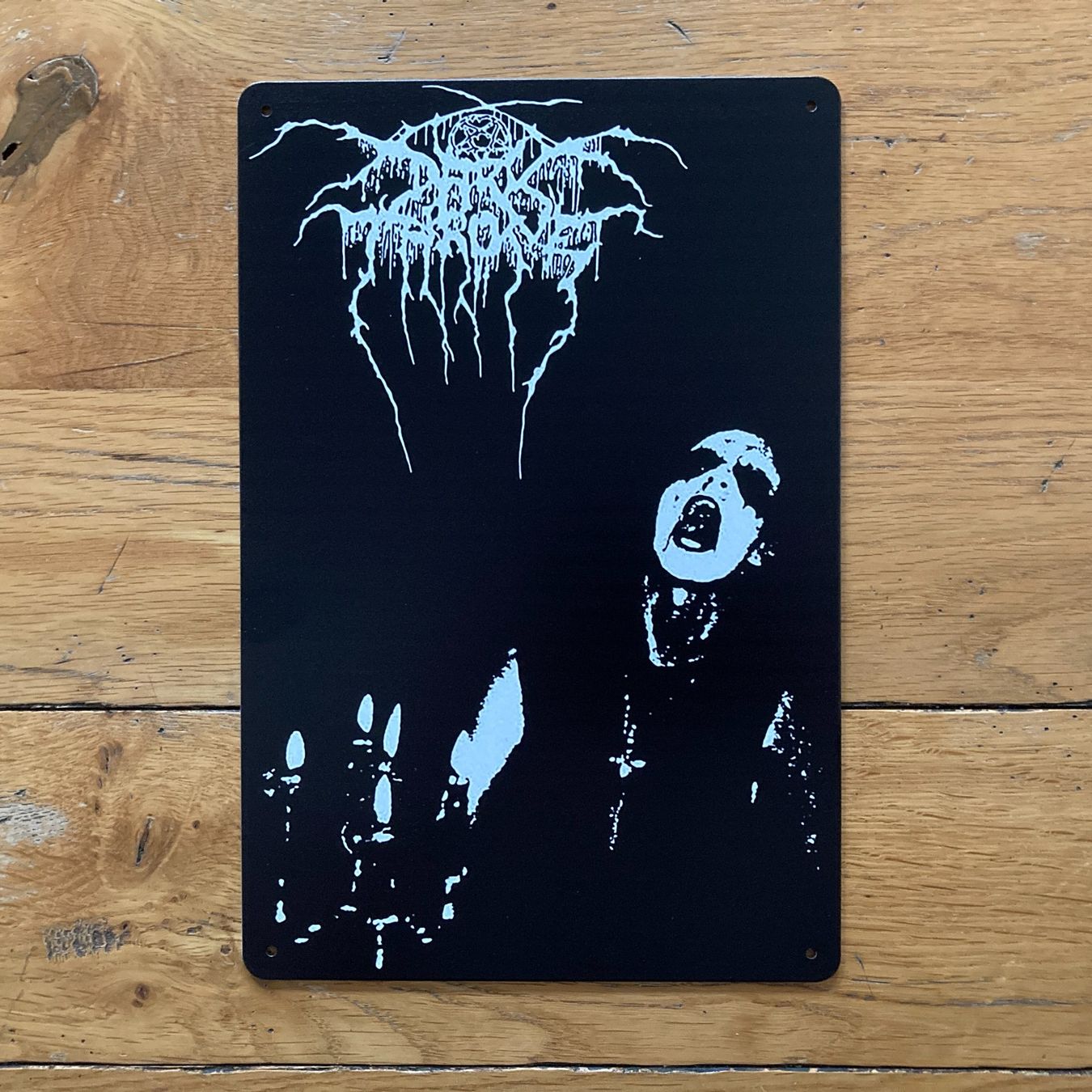 Insegne: Blechschild 20x30cm DARKTHRONE Transilvanian Black Metal – Nuovo (secondo la descrizione) da Wiedlisbach venduto da Andrisa