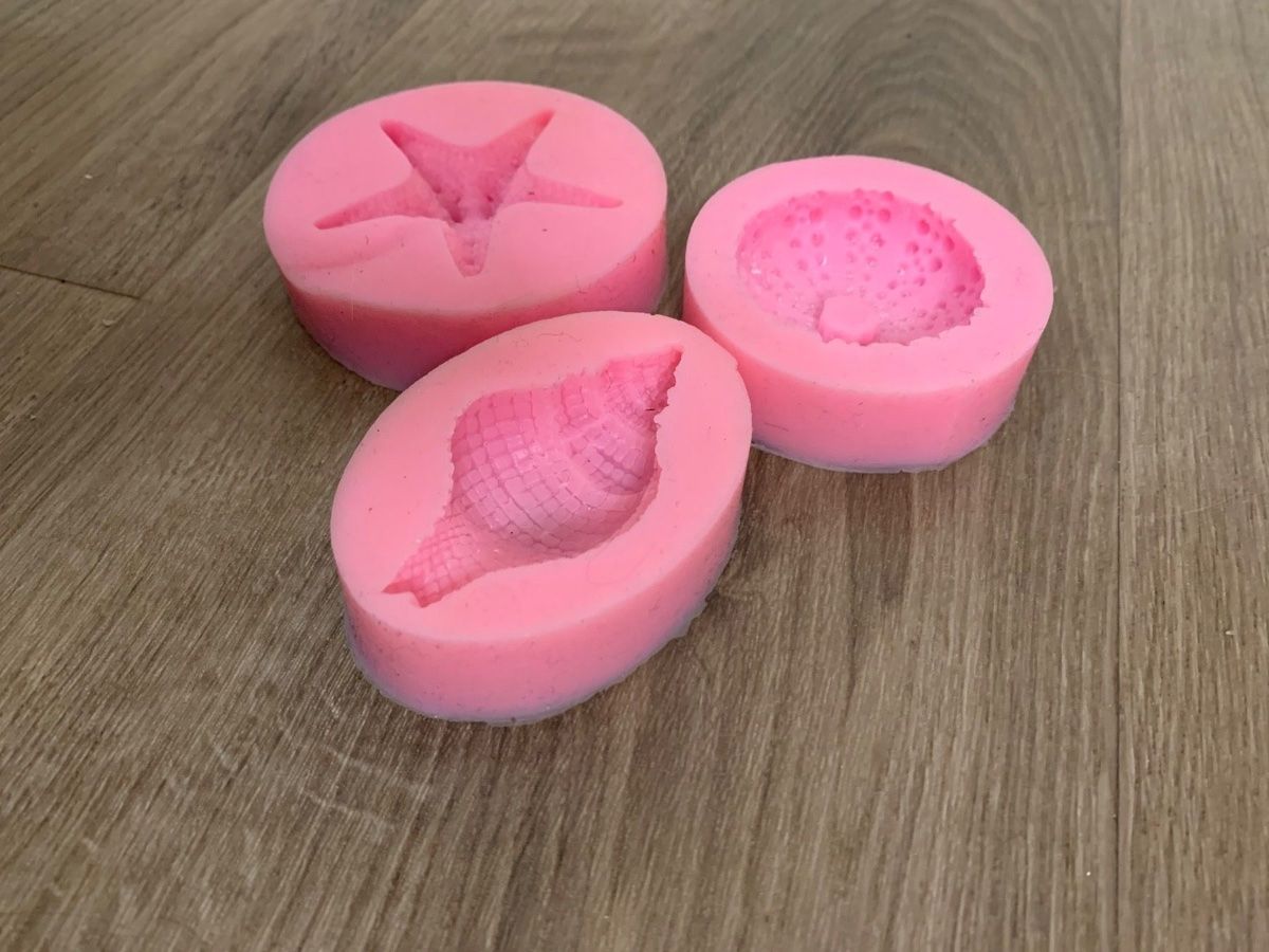 Bastelsets: 3 Stück Muschel Silikon Gussform Giessform – Gebraucht aus Fislisbach von chili2006 1