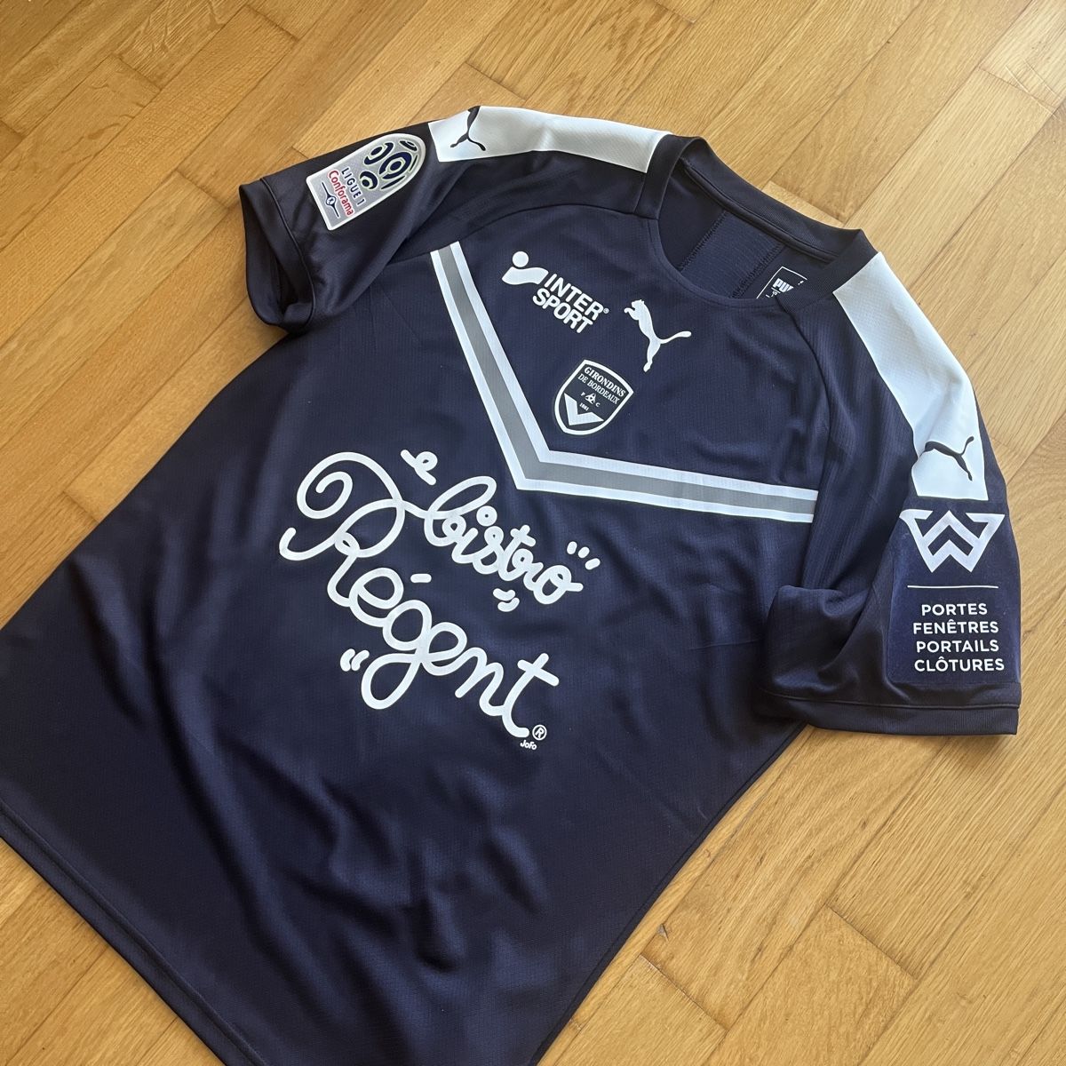 Puma Canottiere & Pantaloni: Match Worn Fussballtrikot Bordeaux  T.Basic  – Usato da Baar venduto da ada_5p8q 7