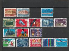 Lot Werbemarken 1969 / 1972 mit ET - Halbmond Stempel