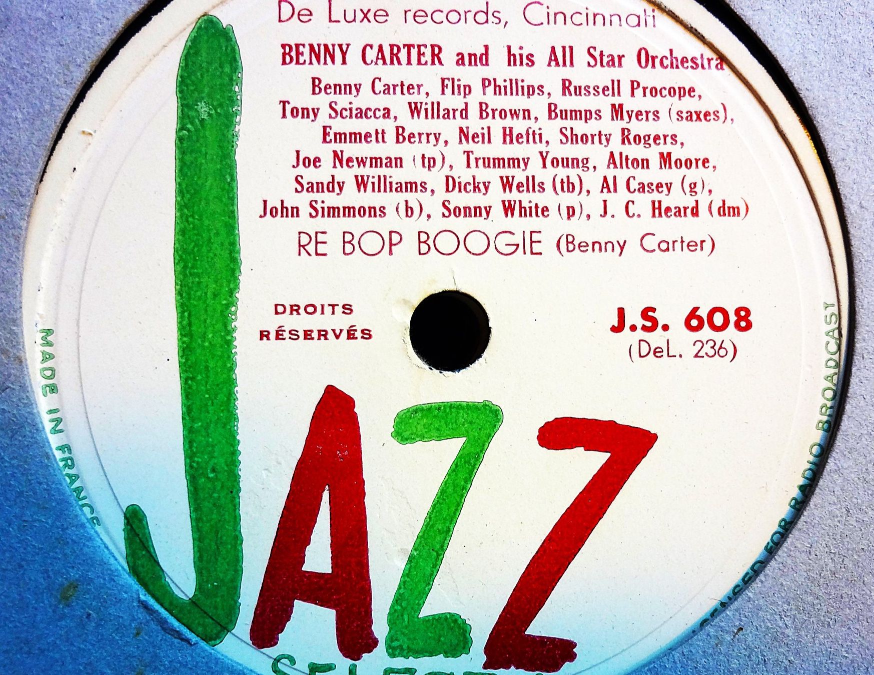Vinyles: Benny Carter, Sammlung von 12 Jazz Schellackplatten – D'occasion à Hemishofen par Phonomandy 3