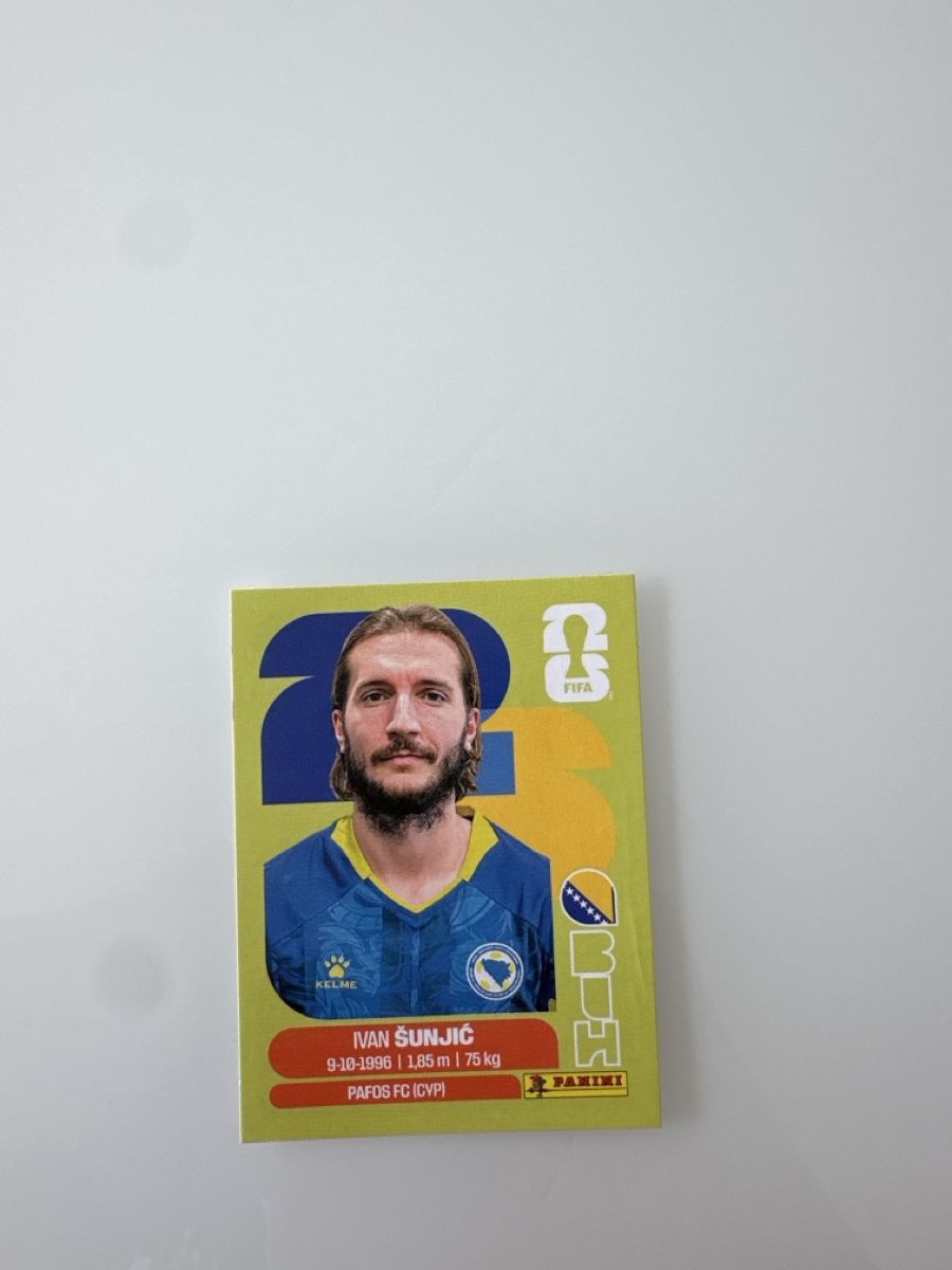 Panini Cartes à collectionner: Panini 2026 Ivan Šunjić BIH11 – Neuf (Voir description) à Bern par akl_sy9s