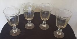 Glacen Coupe aus Glas 4 stück