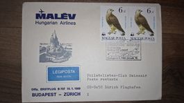 Malev Budapest - Zürich 15.01.1989