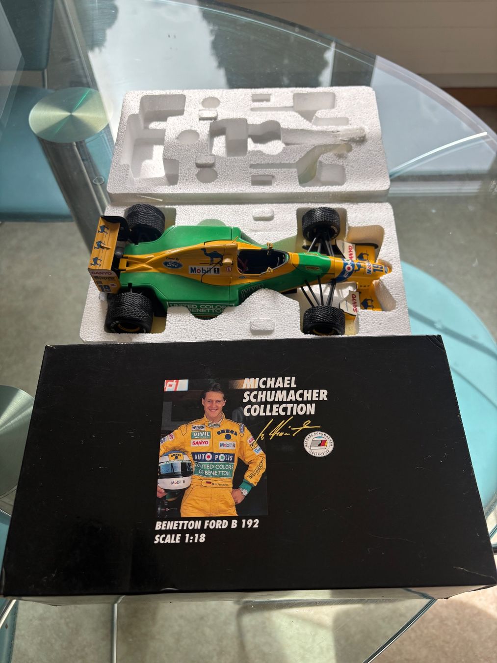 Benetton Modellini d'auto: F1 Benetton B192 Michael Schuhmacher 1:18 – Nuovo (secondo la descrizione) da Volketswil venduto da 1970rog