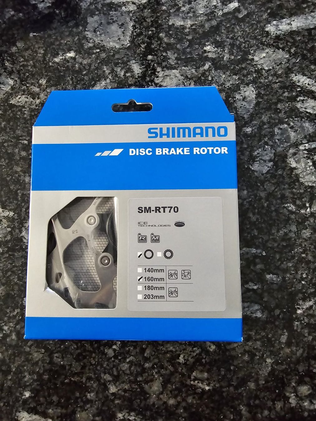 Shimano Pezzi di ricambio: Shimano Disk Brake Rotor SM-RT70 – Nuovo e nell'imballaggio originale da Buchs ZH venduto da Rattetier