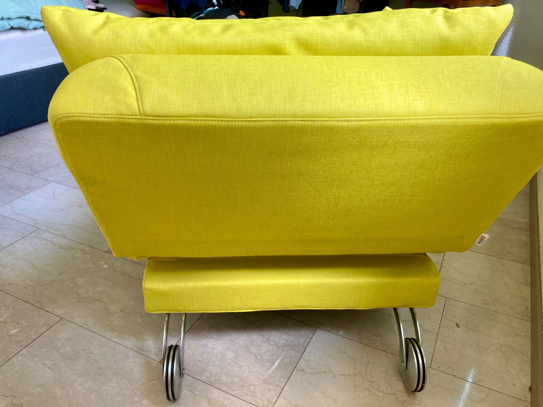 Brühl Divani: Gelbes Sofa von Brühl – Usato da Hurden venduto da Ruby70 4