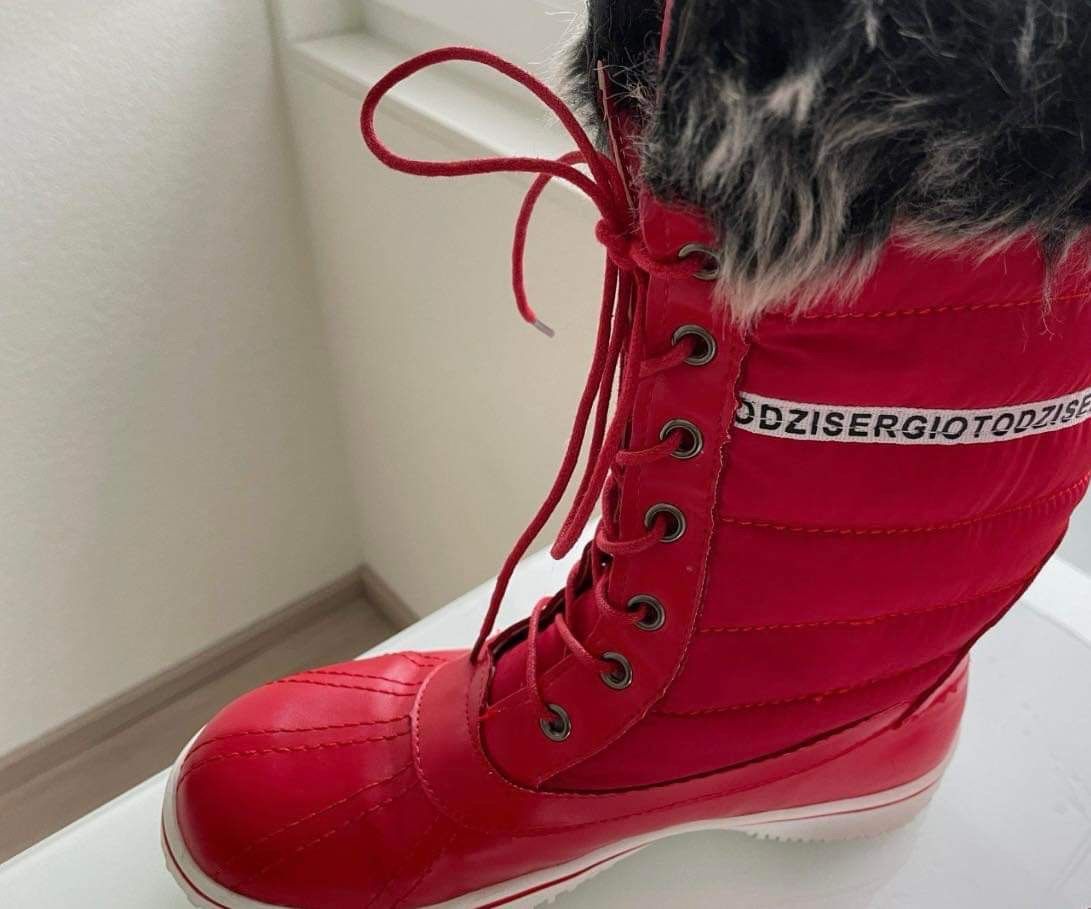 Scarpe da donna: STIEFEL-WINTER  / ROT  Gr. 37 – Usato da Basel venduto da shorthills_2013 2