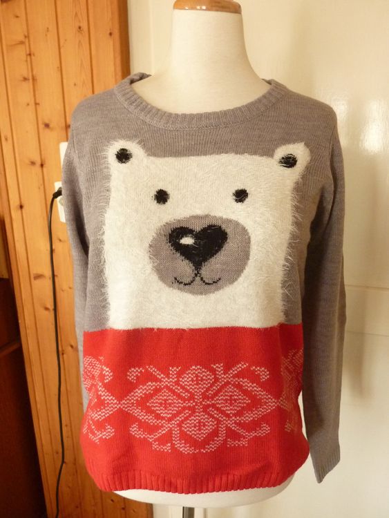 Pull Femme Beige Taille M - Acrylique, Occasion En Excellent état