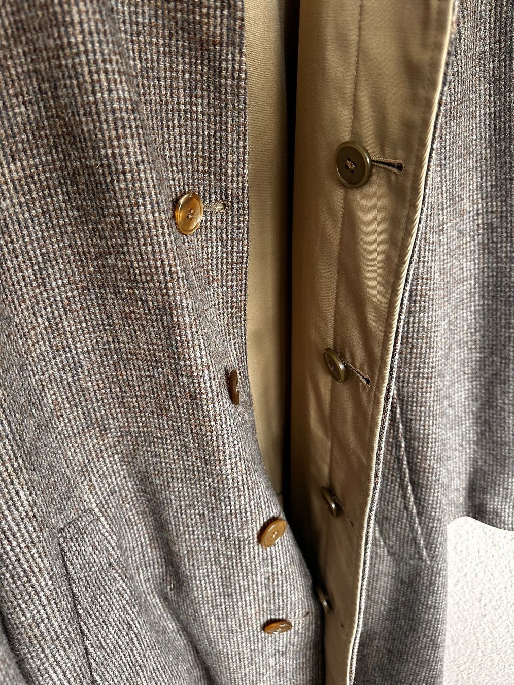 Cappotti: Reversible wool trench beige braun – Usato da Vevey venduto da ledidream 9