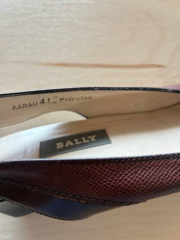 Bally Chaussures femmes: Bally Lederschuhe Gr. 41 rot-braun – Neuf (Voir description) à Zürich par paz03 2