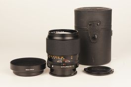 Konica Hexanon AR 85m f/1.8 mit Original Gegenlichtblende