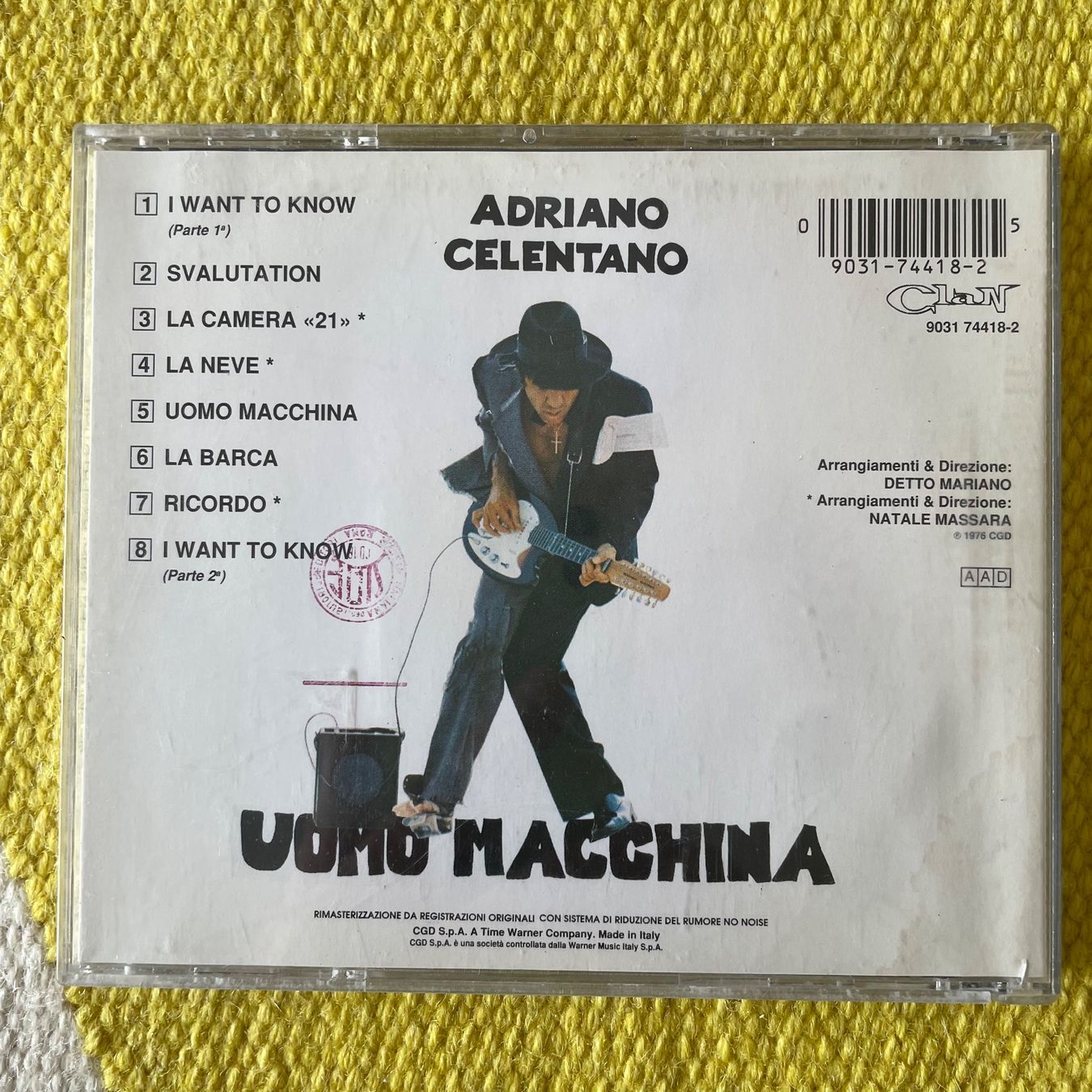 CD: ADRIANO CELENTANO-SVALUTATION – Usato da Rorschacherberg venduto da CD-Roli 1