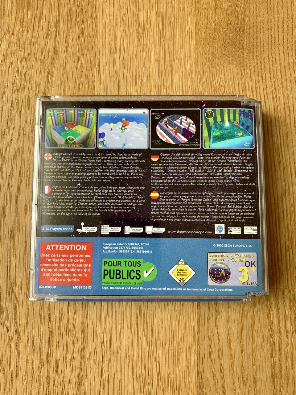 Sega Giochi: Planet Ring Dreamcast – Usato da Basel venduto da ece2108 1