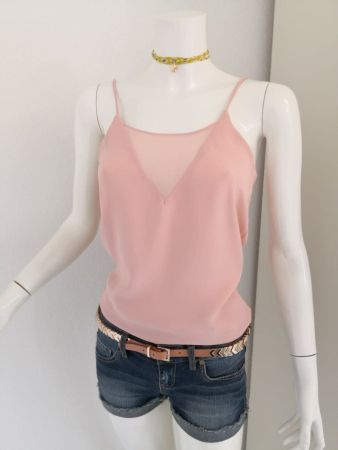 🤩MANGO SUIT CREPE TRÄGER TOP ROSA NEU & GUCCI P.
