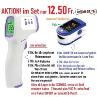 SUPER SET AKTION -OXIMETER PLUS BERÜHLUNGSLOSER FIEBERMESSER