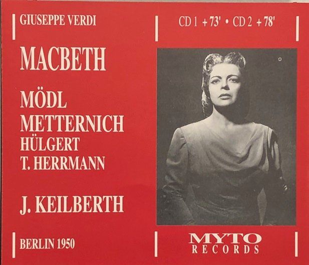 CD: Verdi - Macbeth (1950, Mödl / Keilberth) – Usato da Grüningen venduto da azulamarillo
