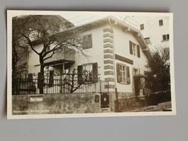 Echt Photo Karte / Restaurant Rhätia Jenins ca. 1930