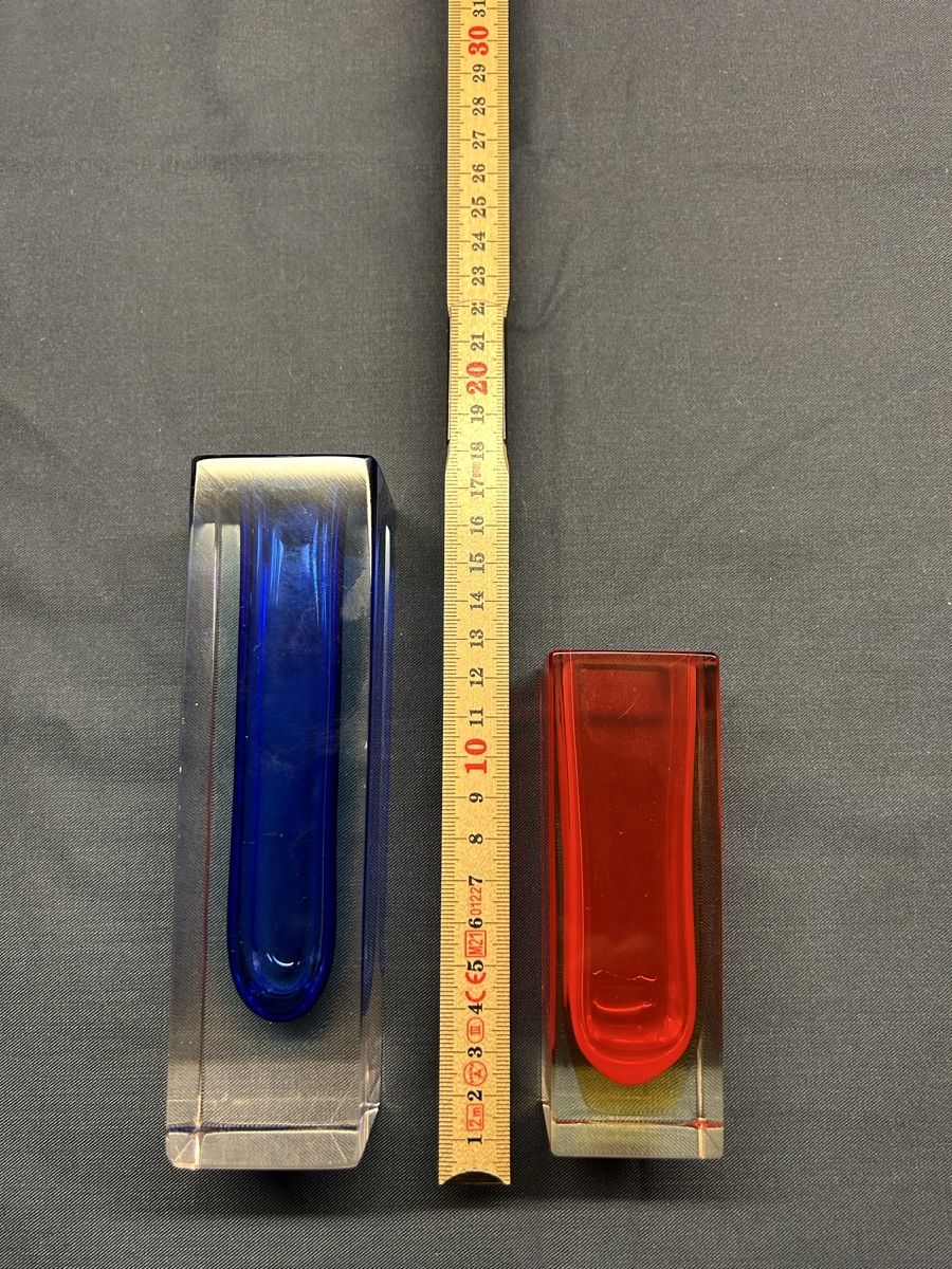 Murano Vasi & Recipienti: 2 Sommerso Vasen / Murano – Usato da Kreuzlingen venduto da Pix66 4