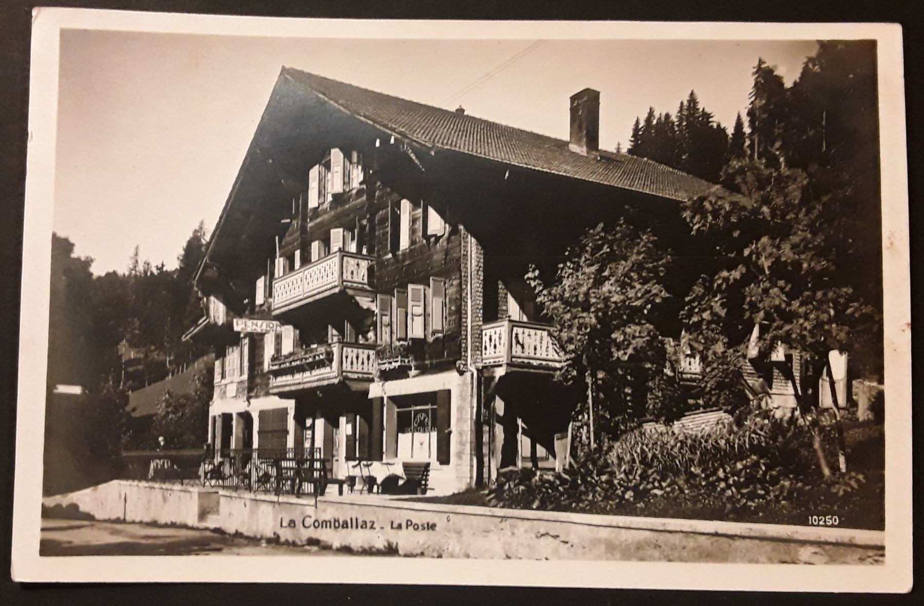 Ansichtskarten: Carte de la Combalaz-La Poste – Gebraucht aus Walperswil von Tcheidi