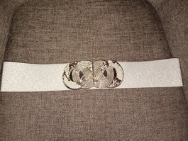 Schicker Gürtel, glitzernde Schnalle Gr. 80cm