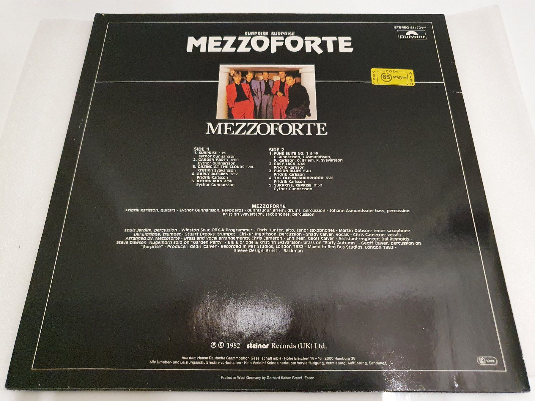 Dischi in vinile: Mezzoforte – Surprise, Surprise – Usato da Uster venduto da Vinyl-Leidenschaft 1