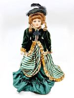 Poupée victorienne en porcelaine - Lady Eugénie