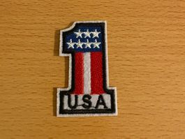 USA Number 1 Patch Sticker Aufnäher 552