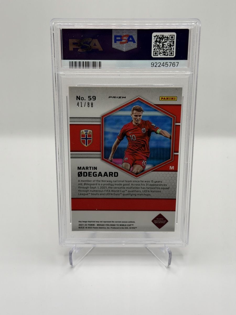 Panini Sammelbilder & Trading cards: Odegaard /88 PSA 9 ! – Gebraucht aus Praz (Vully) von ShoreCardCo 1